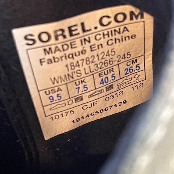Sorel Women’s Joan of Arctic Wedge Chelsea bootie II in olive and black 9.5 - Picture 8 of 12